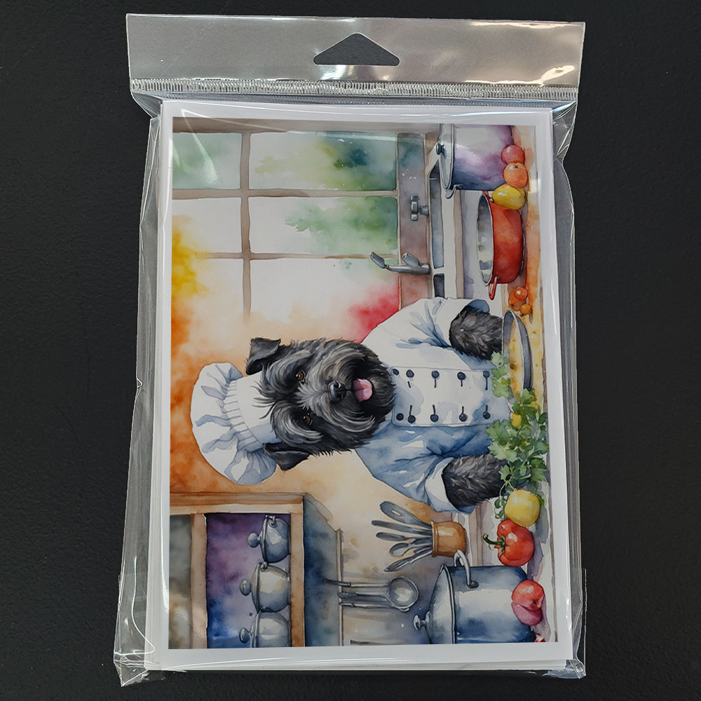 Bouvier des Flandres The Chef Greeting Cards Pack of 8-2