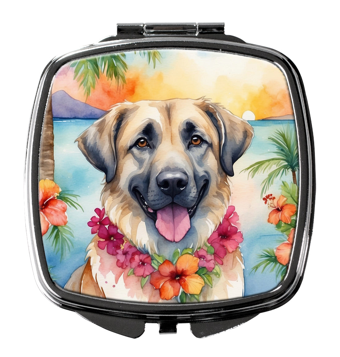Anatolian Shepherd Luau Compact Mirror-0