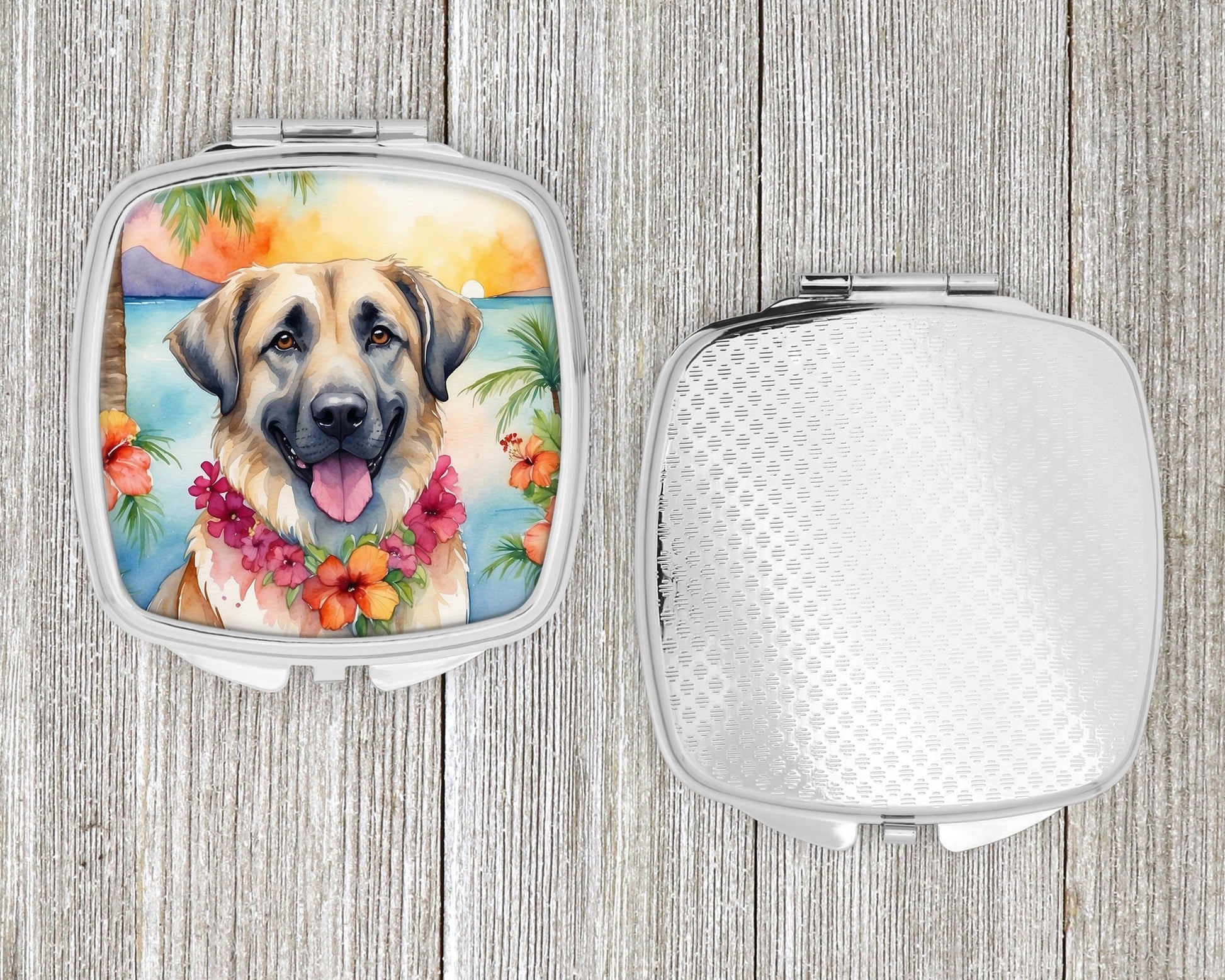 Anatolian Shepherd Luau Compact Mirror-3