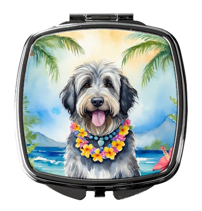 Bergamasco Sheepdog Luau Compact Mirror-0