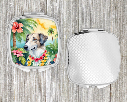 Borzoi Luau Compact Mirror-3