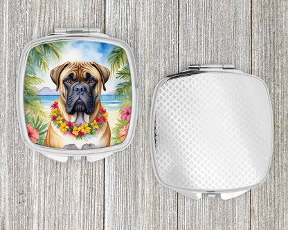 Bullmastiff Luau Compact Mirror-3