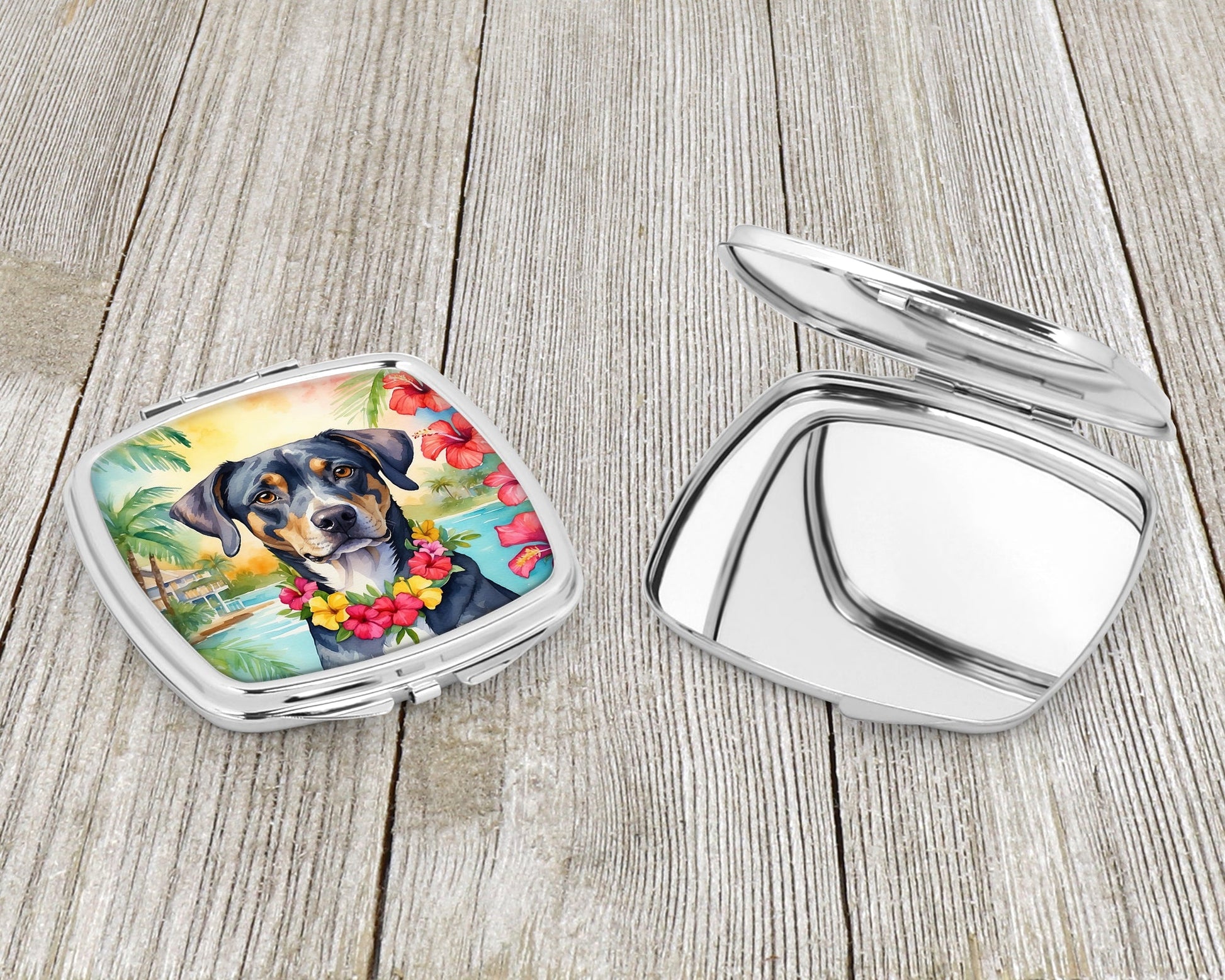 Catahoula Luau Compact Mirror-2