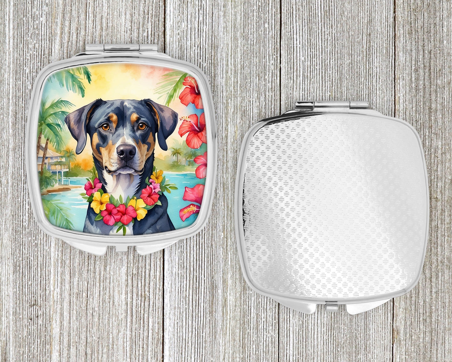 Catahoula Luau Compact Mirror-3