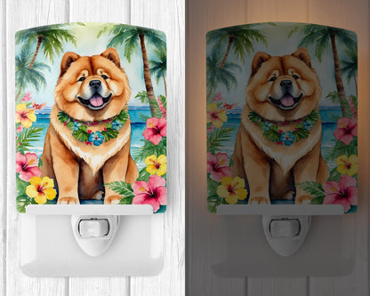 Chow Chow Luau Ceramic Night Light-1