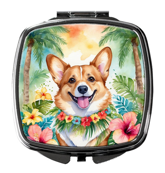 Corgi Luau Compact Mirror-0