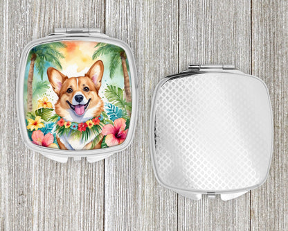 Corgi Luau Compact Mirror-3
