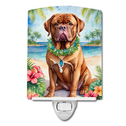 Dogue de Bordeaux Luau Ceramic Night Light-0