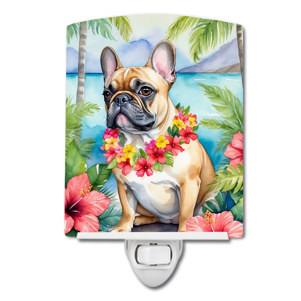 French Bulldog Luau Ceramic Night Light-0
