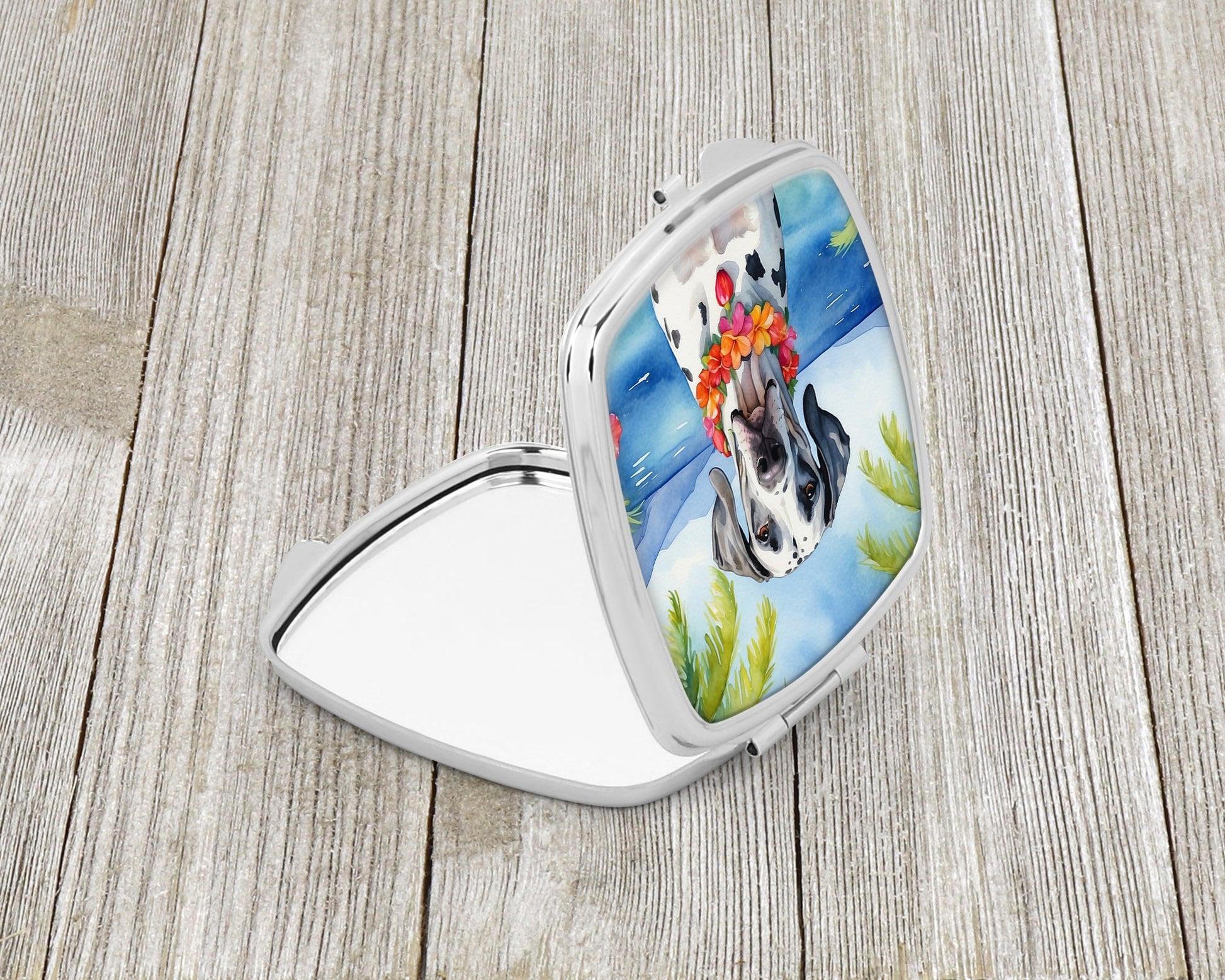 Great Dane Luau Compact Mirror-1
