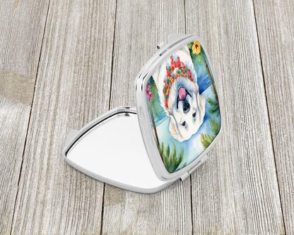 Great Pyrenees Luau Compact Mirror-1