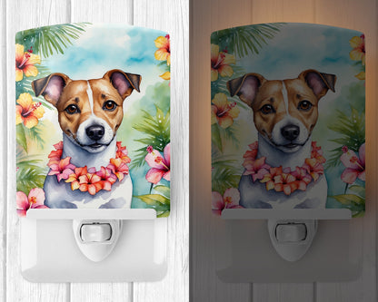 Jack Russell Terrier Luau Ceramic Night Light-1