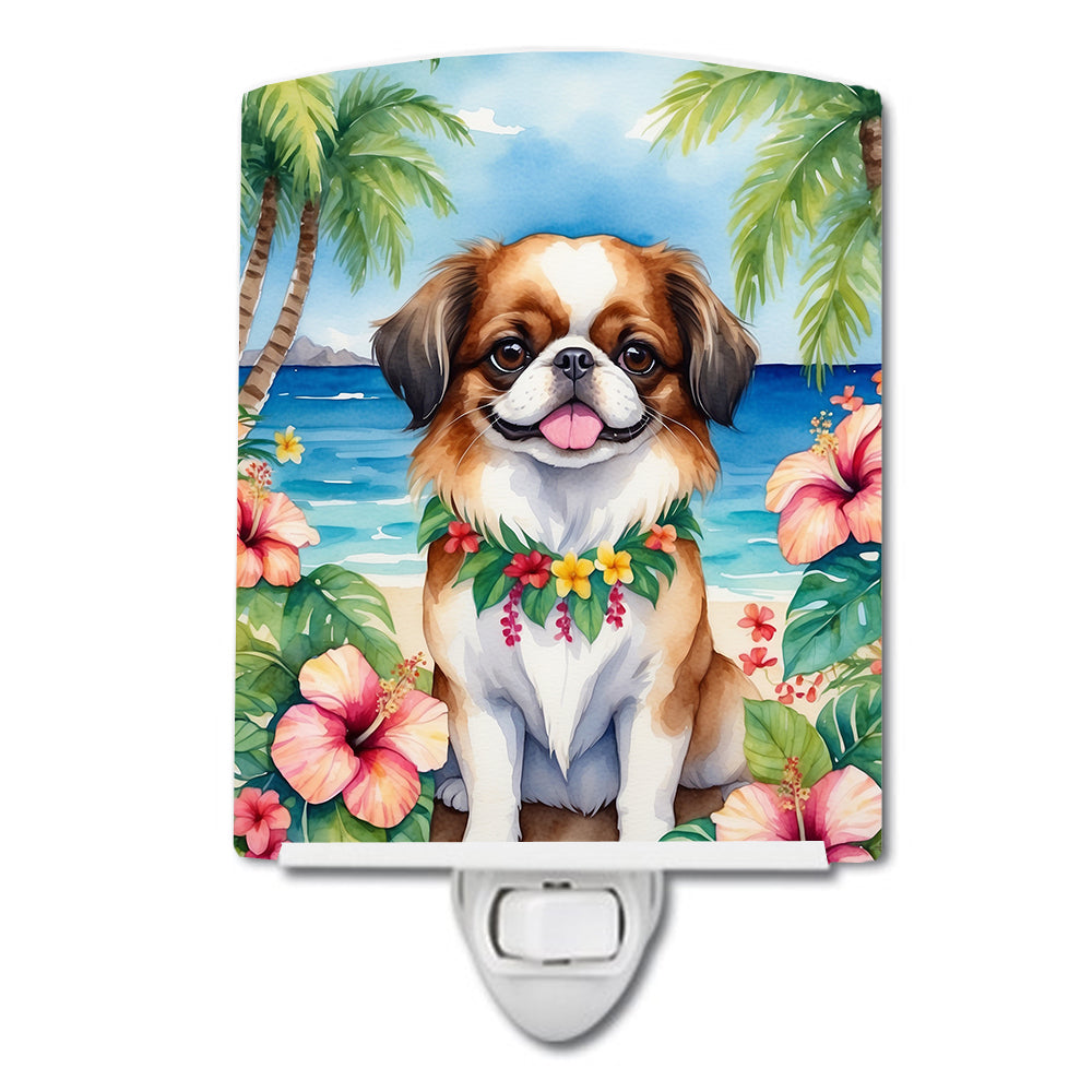 Japanese Chin Luau Ceramic Night Light-0