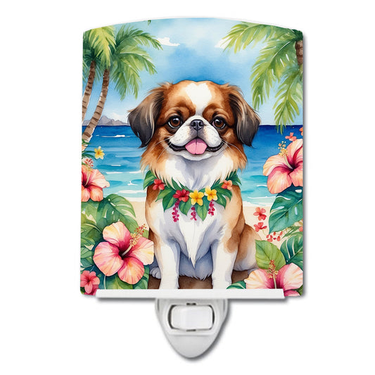 Japanese Chin Luau Ceramic Night Light-0