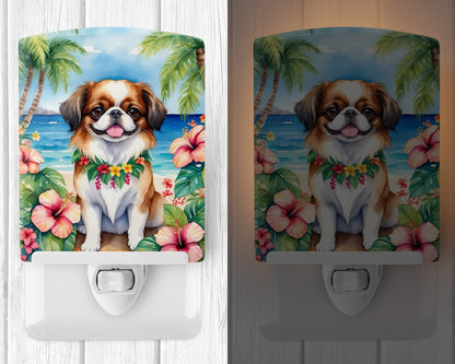 Japanese Chin Luau Ceramic Night Light-1