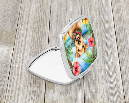 Lakeland Terrier Luau Compact Mirror-1
