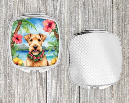 Lakeland Terrier Luau Compact Mirror-3