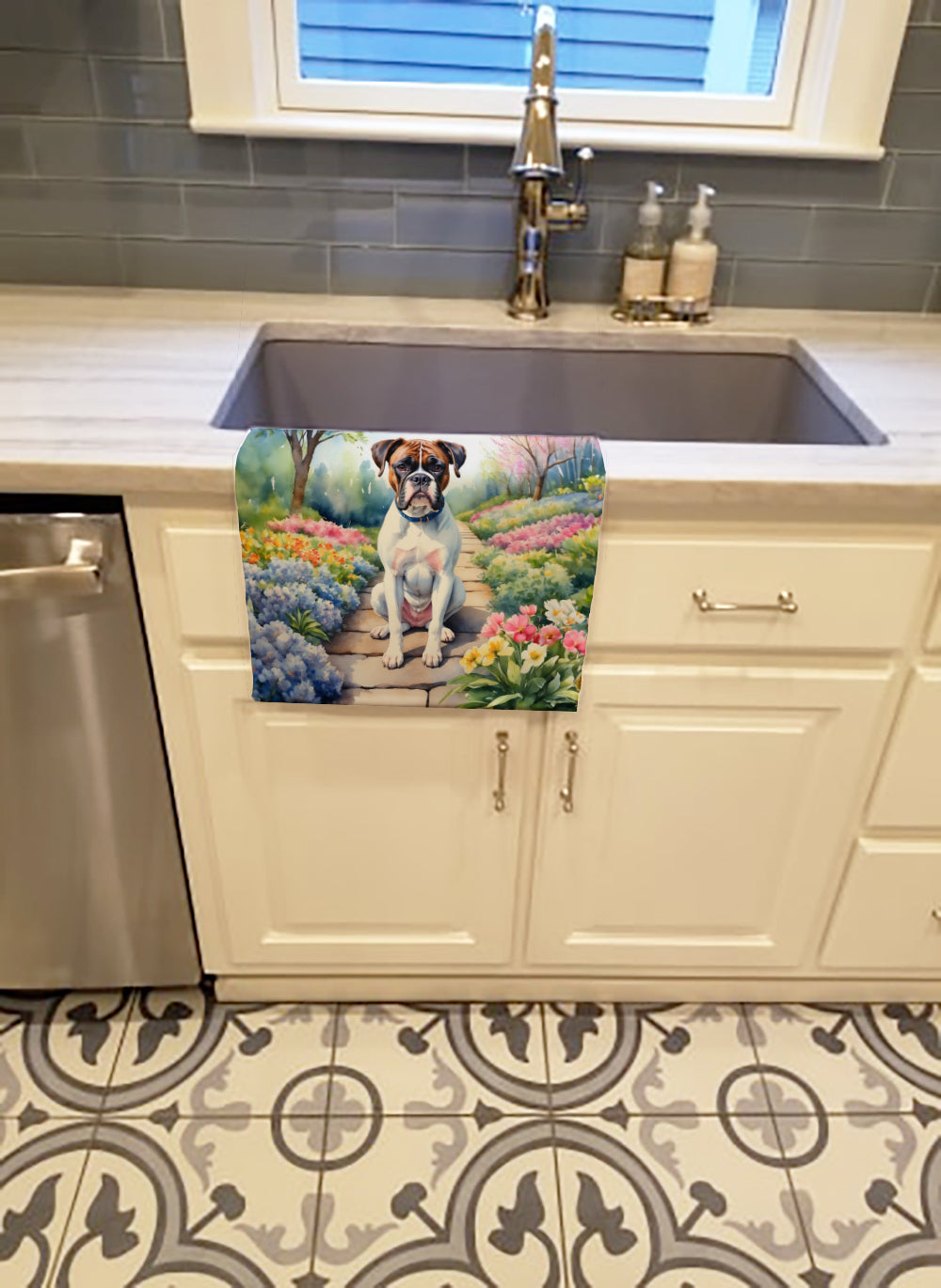 Boxer Spring Path Kitchen Towel-1
