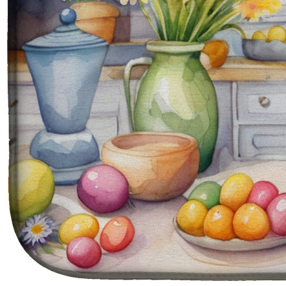 Decorating Easter Poodle Dish Drying Mat-3