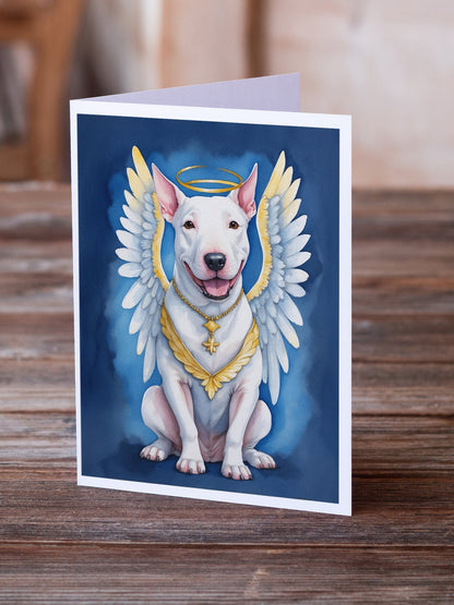 Bull Terrier My Angel Greeting Cards Pack of 8-1