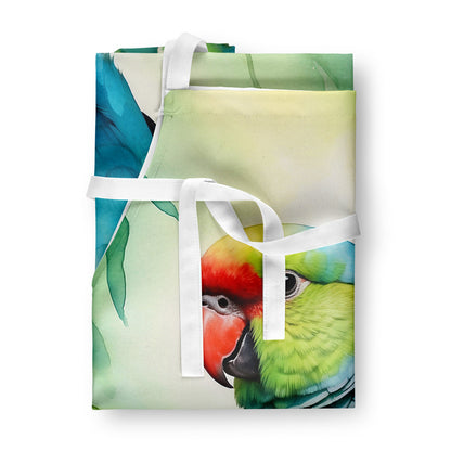 African Ringneck Parrot Apron-2