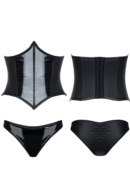 schwarzes Set Cindy - XXL-4