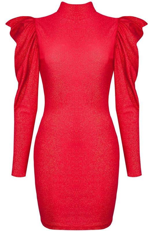 rotes Minikleid CADR006 - L-0