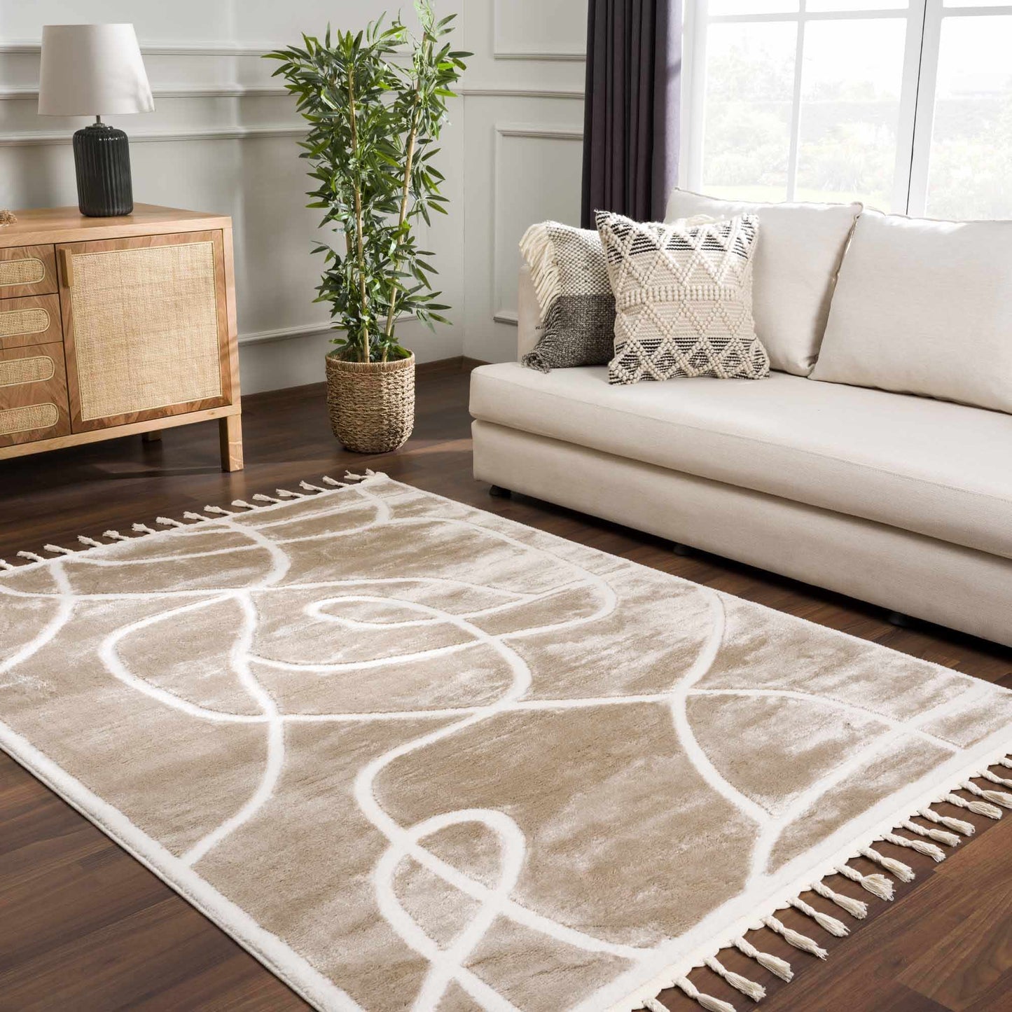 Azana Cream Area Rug - Clearance-1