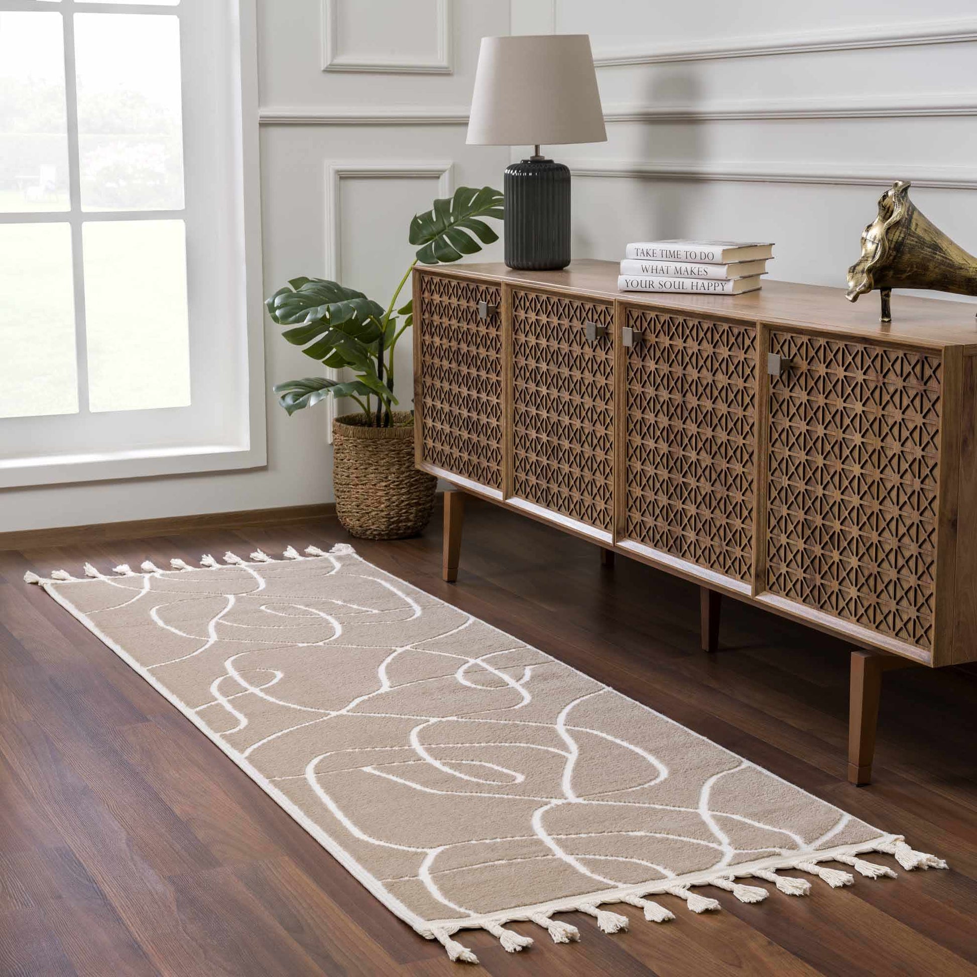 Azana Cream Area Rug - Clearance-2