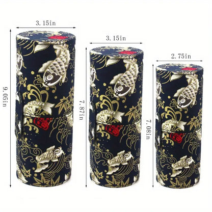 Chinese Style Fabric Storage Box for Makeup Brushes