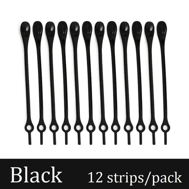 Elastic Silicone No-Tie Shoelaces for Kids and Adults
