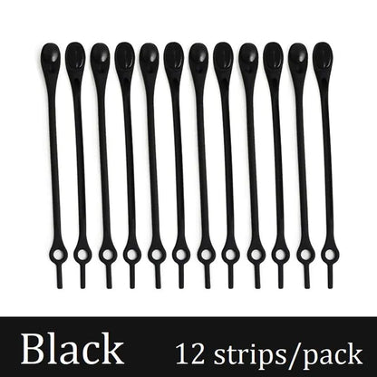 Elastic Silicone No-Tie Shoelaces for Kids and Adults