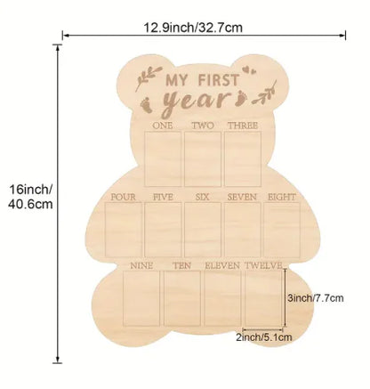 Wooden Newborn Memory Photo Frame