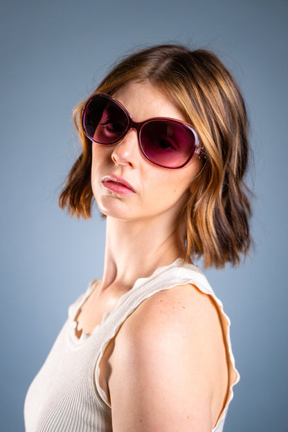 LADYBOSS SUNGLASSES - SPECTACLES (Violet)-3