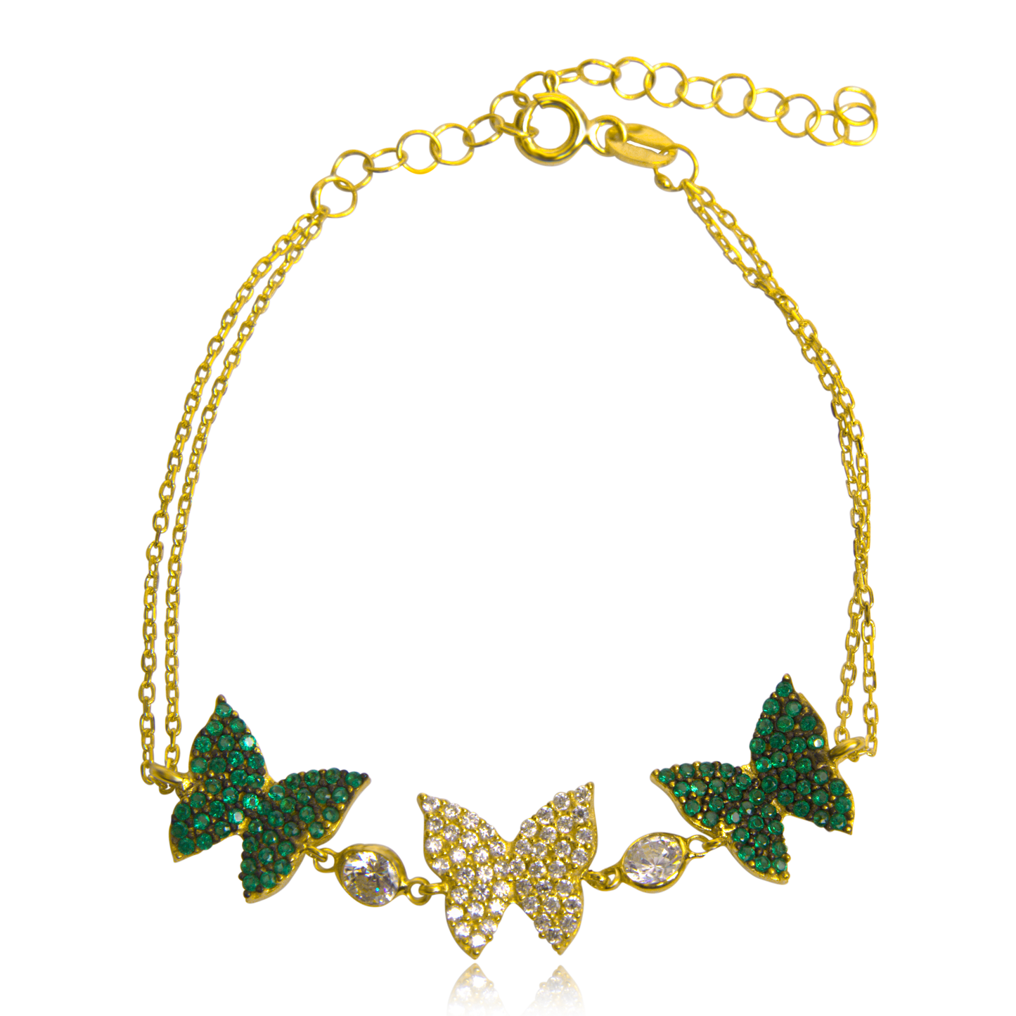 BUTTERFLY Charm Bracelet-0