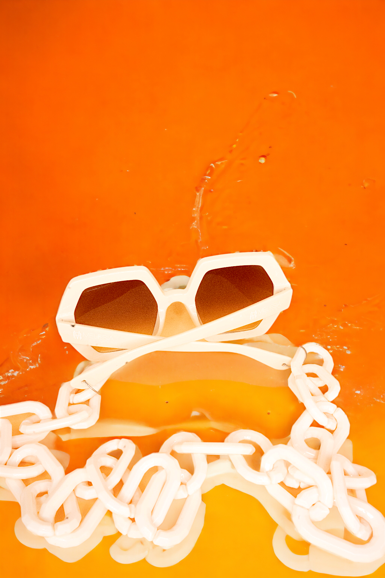 GlamorGon Oversized Shades Beige-0