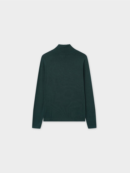Knit Turtleneck-Green-1