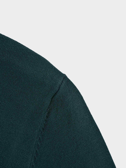 Knit Turtleneck-Green-3