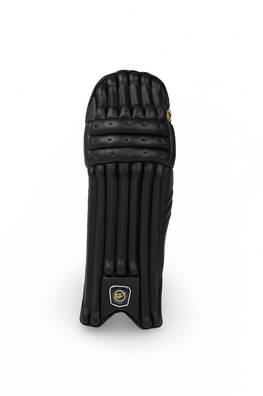 Bolt Apex Batting Pads - Black/Gold-0