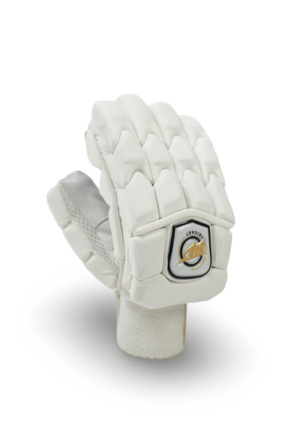 Bolt Predator Batting Gloves - White-0