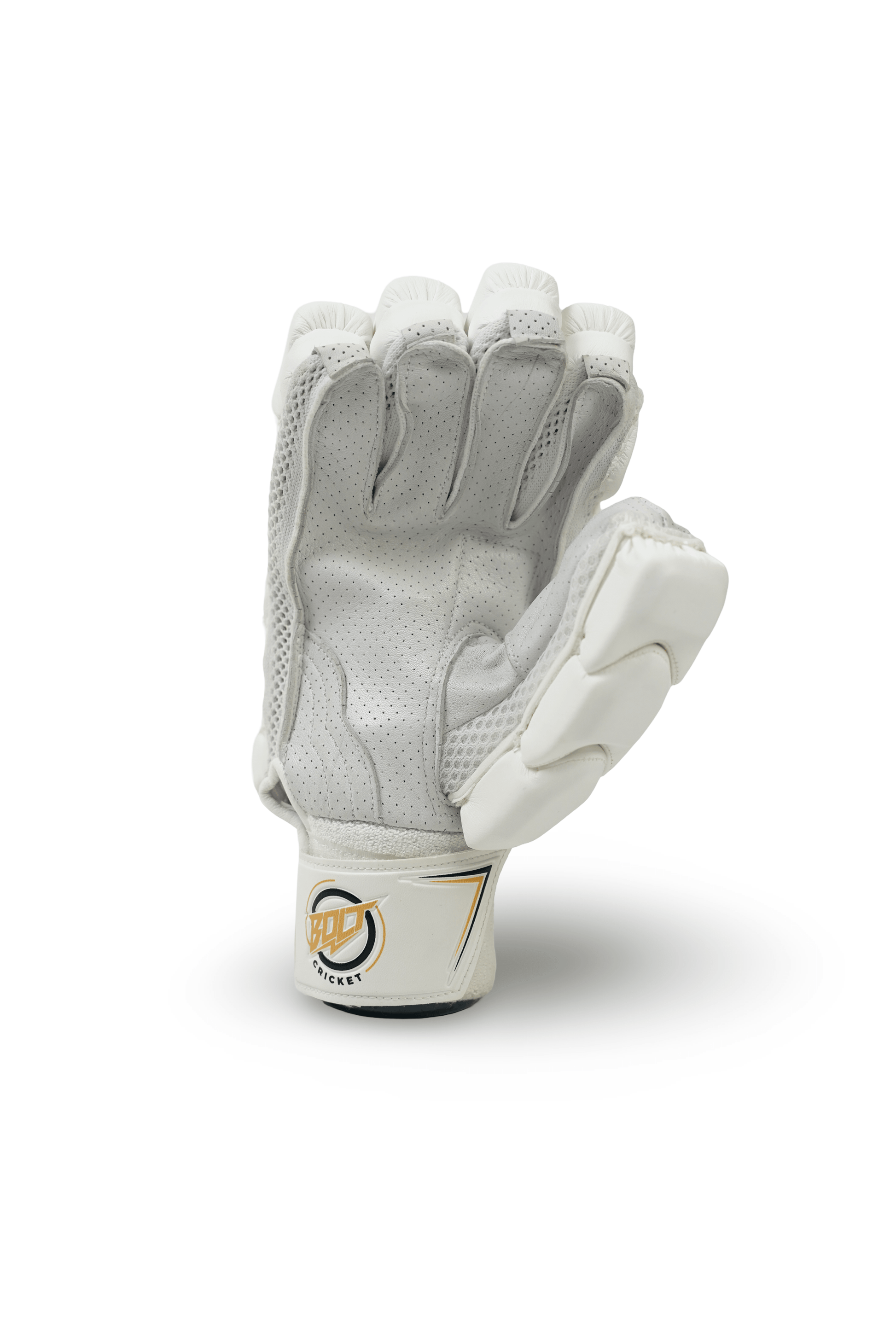 Bolt Predator Batting Gloves - White-1