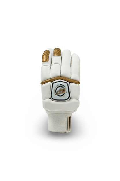 Bolt Specter Batting Gloves - White/Gold-0