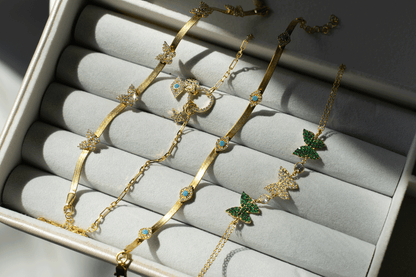 BUTTERFLY Charm Bracelet-4