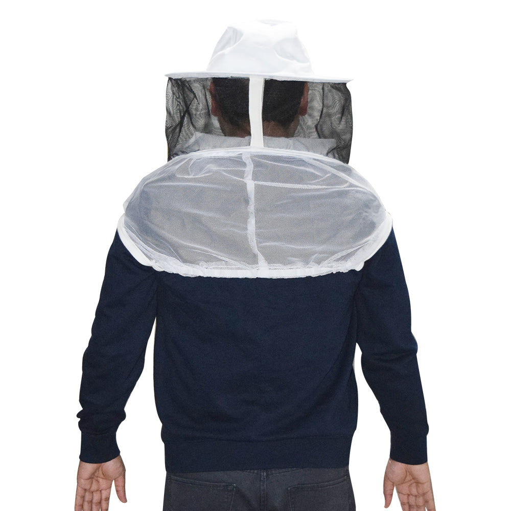 Beekeeping Bee Half Body Round Head Veil Protective Gear-2