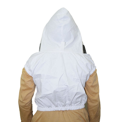 Beekeeping Bee Cotton Half Body Open Hoodie Style Veil Protective Gear-2