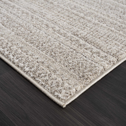 Nate Beige Tribal High Pile Carpet-2