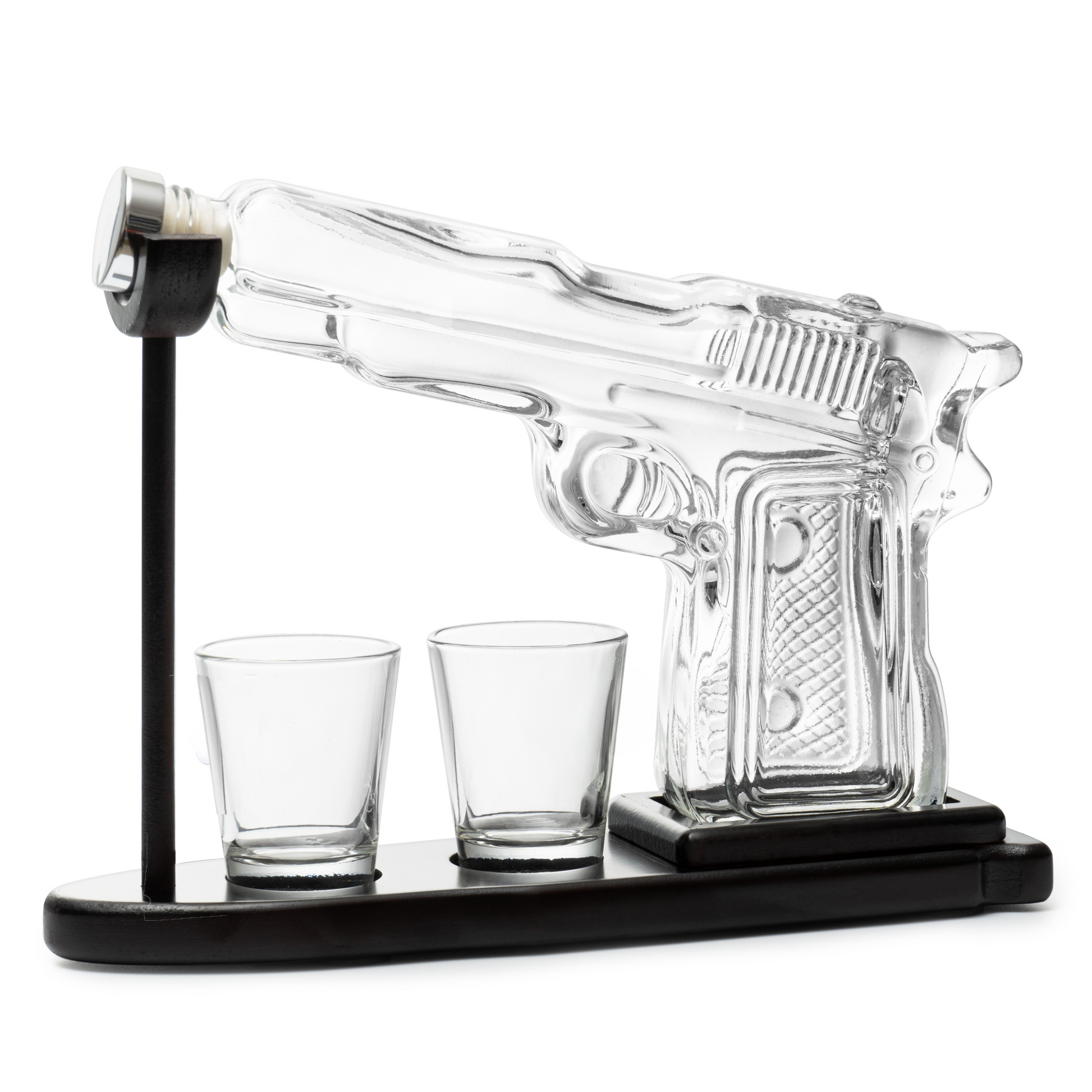 Gifts for Men Dad, 10.1 Oz Whiskey Gun Decanter Set + 2 Bullet Glasses - Unique Birthday Pistol Gift Ideas Daughter Son, Personalized Liquor Dispenser - Scotch Bourbon Vodka, Him, Brother Husband-4