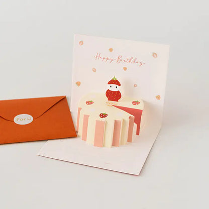 Creative 3D Personalized Cute Paper Carving Card