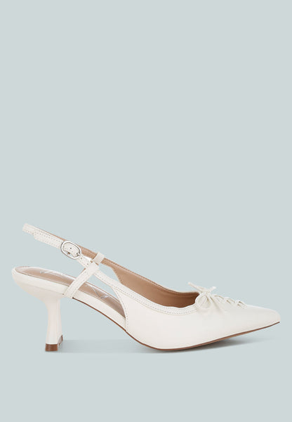 Danvers Kitten Heel Pointy Slingbacks-0