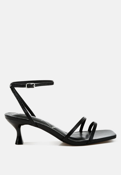 Deacon Faux Leather Strappy Sandals-5